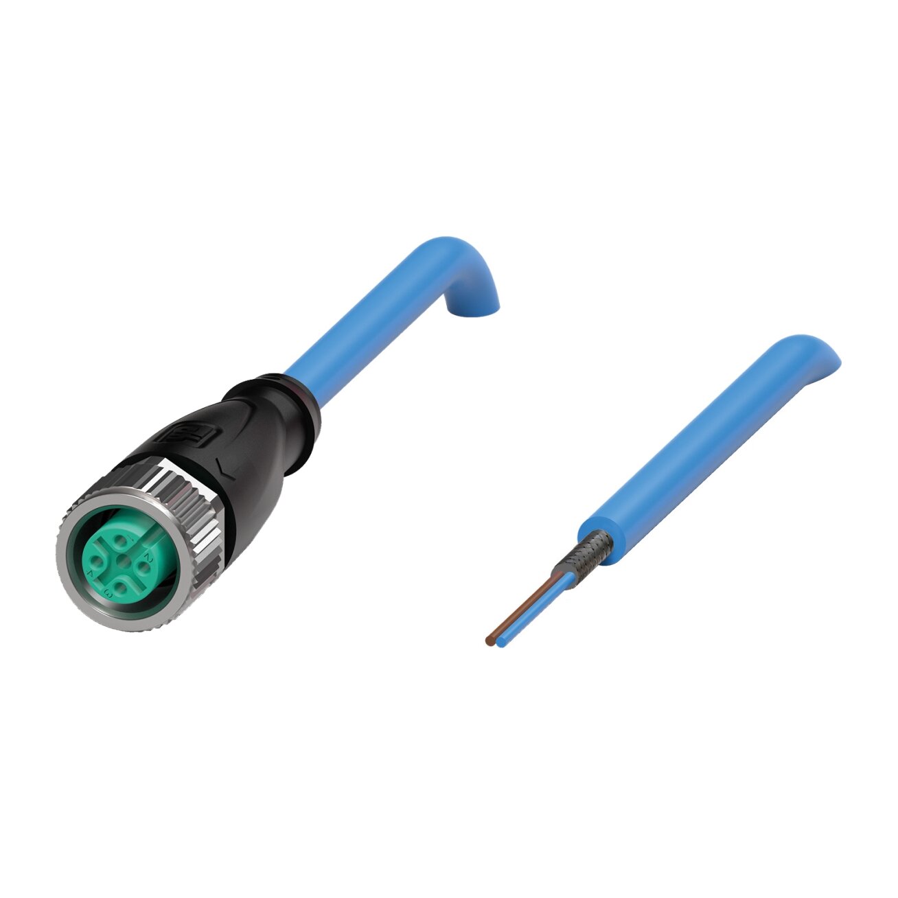 Pepperl+Fuchs V1-G-N-15M-PUR-N4S (70168040) Kabelis su lizdine jungtimi