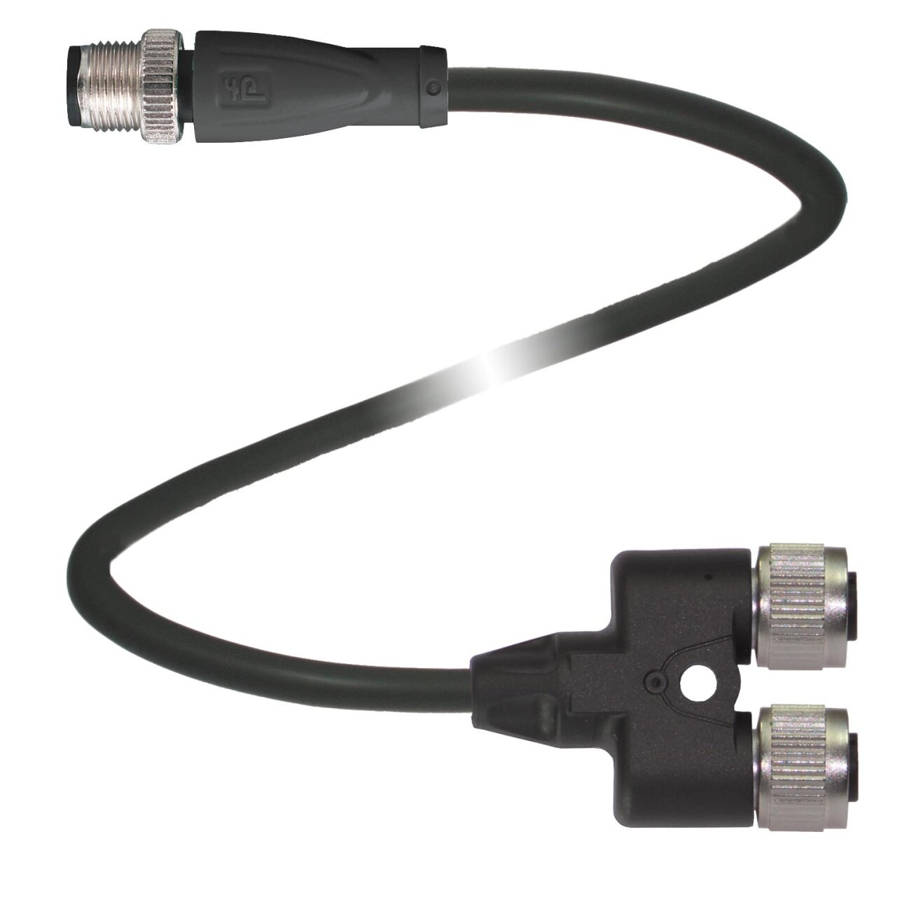 Pepperl+Fuchs V1-G-T-BK2M-PUR-A-V1-G (253338) Kabelis su T formos šakotuvu Pepperl+Fuchs V1-G-T-BK2M-PUR-A-V1-G (253338) Kabelis su T formos šakotuvu