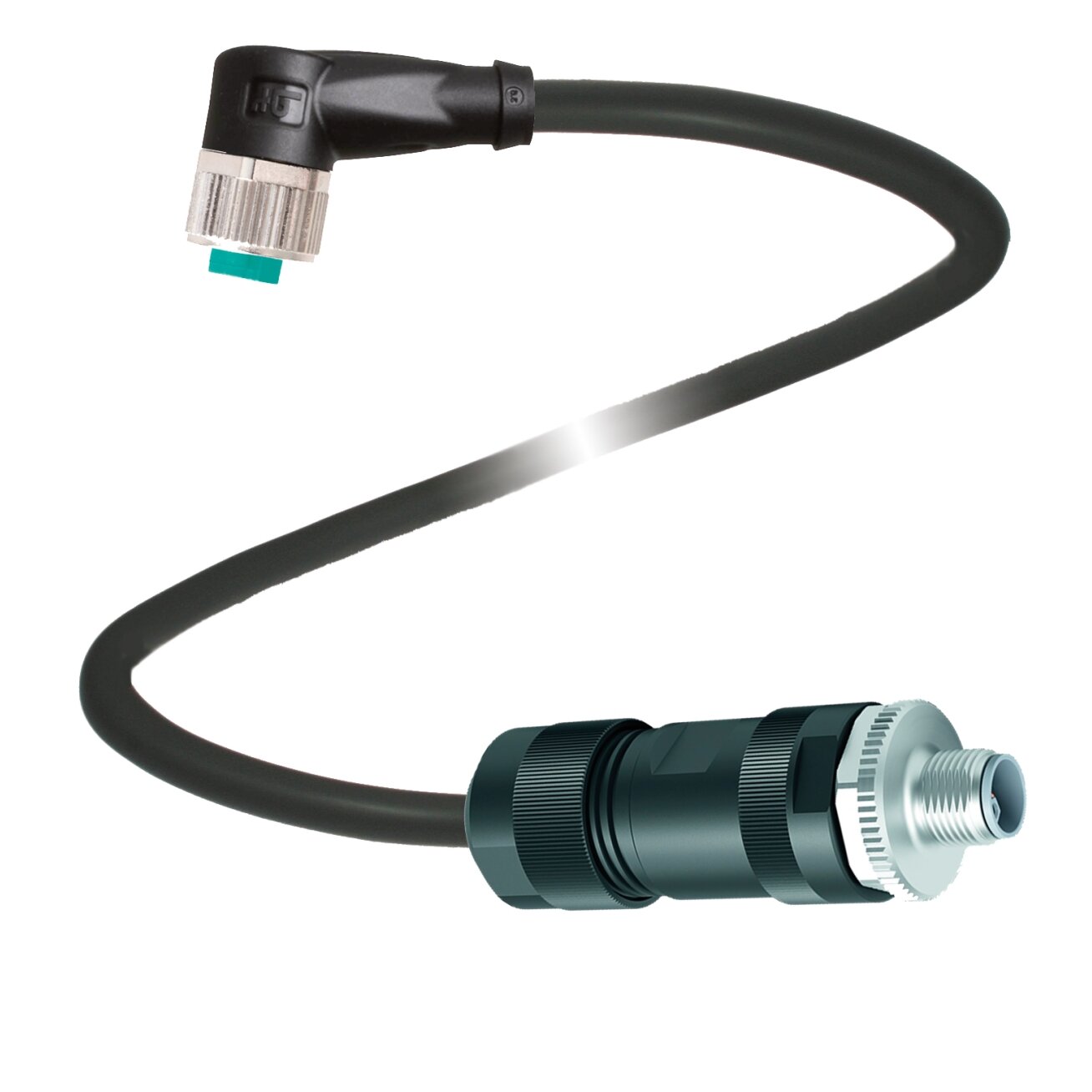 Pepperl+Fuchs V1-W-0,8M-PUR-U/0,75-V15L-G-Y1 (70161762) Adapterio kabelis