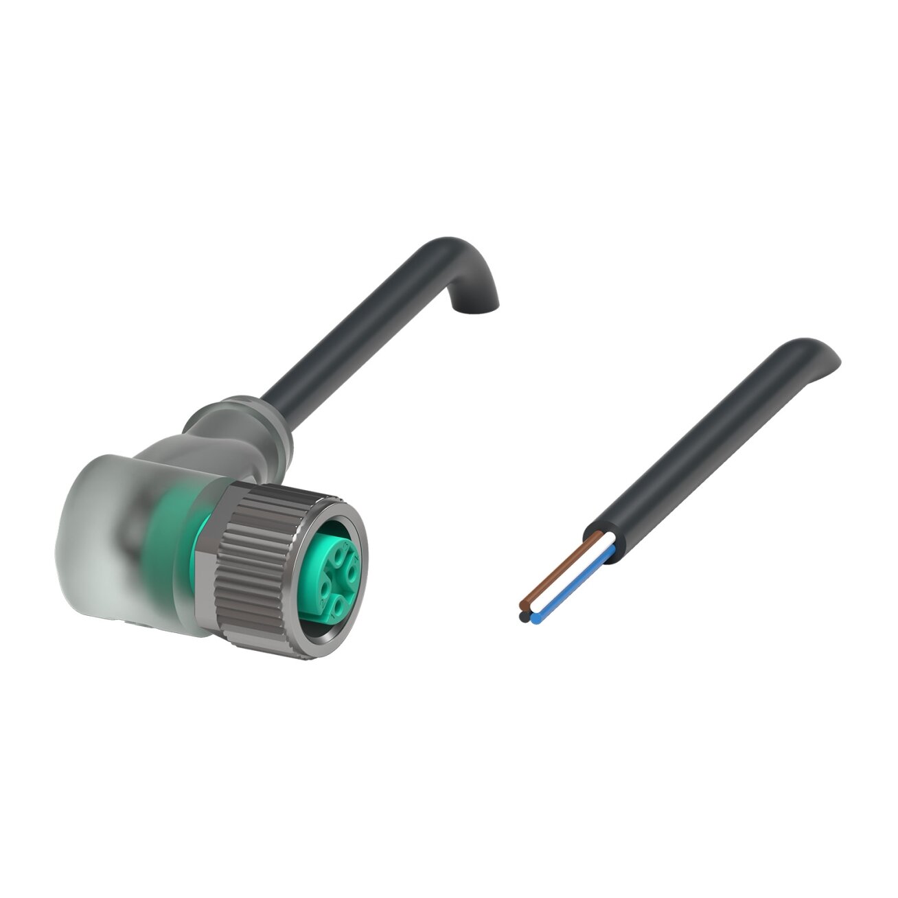 Pepperl+Fuchs V1-W-A2-BK2M-PUR-U (217486) Kabelio lizdas