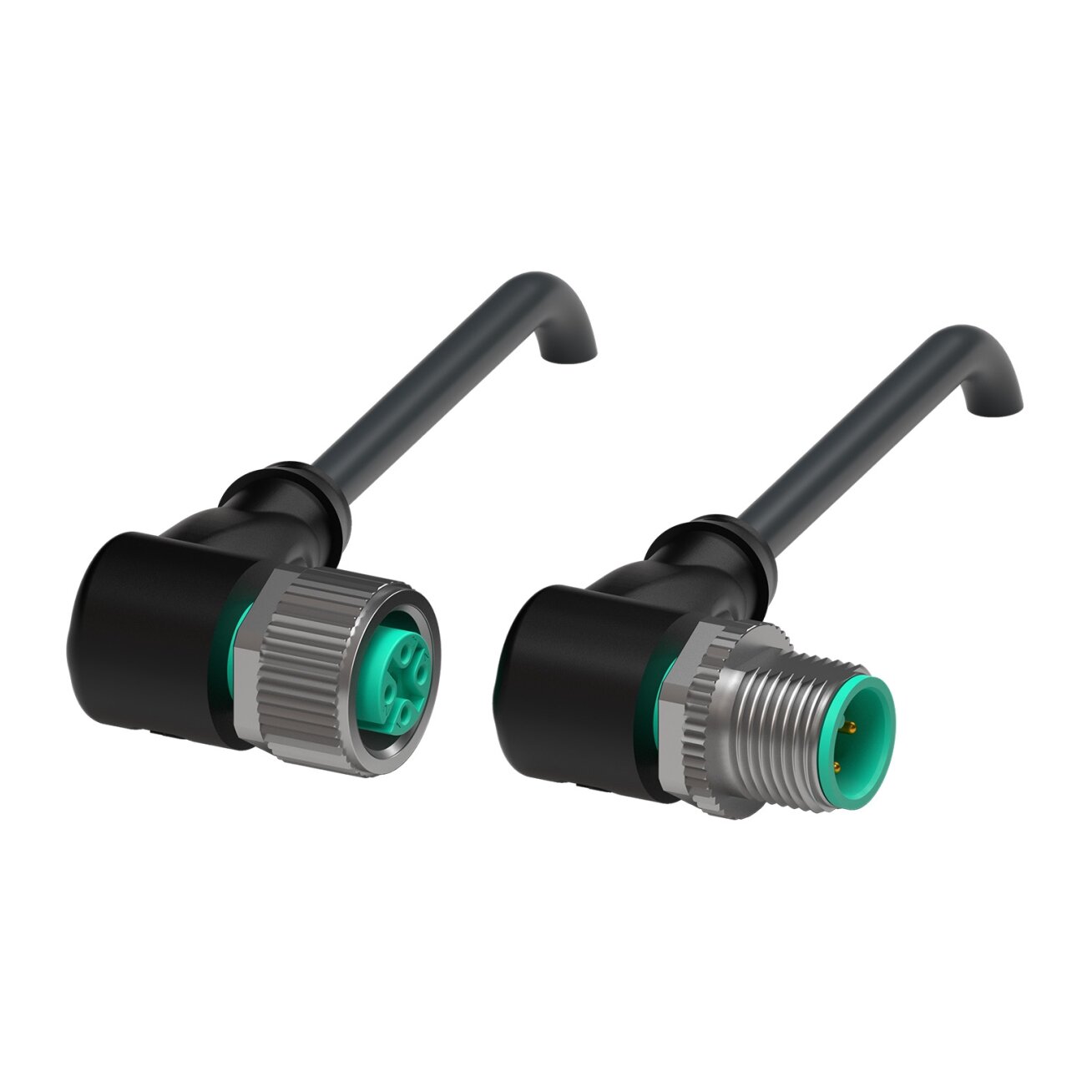 Pepperl+Fuchs V1-W-BK0,6M-PUR-A-V1-W (240777-100002) Jungiamasis kabelis
