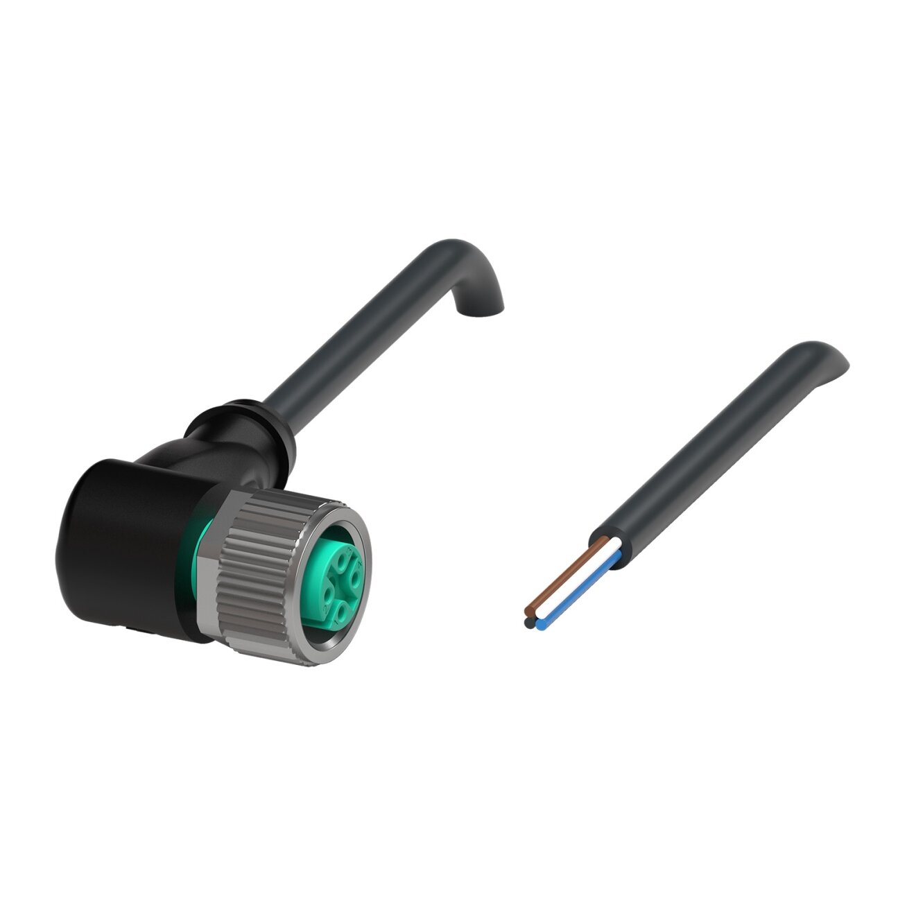 Pepperl+Fuchs V1-W-BK10M-PUR-A (239999-0036) Kabelio lizdas
