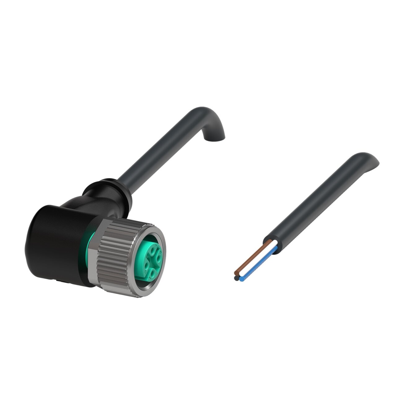 Pepperl+Fuchs V1-W-BK40M-PUR-U (239999-100008) Kabelio lizdas