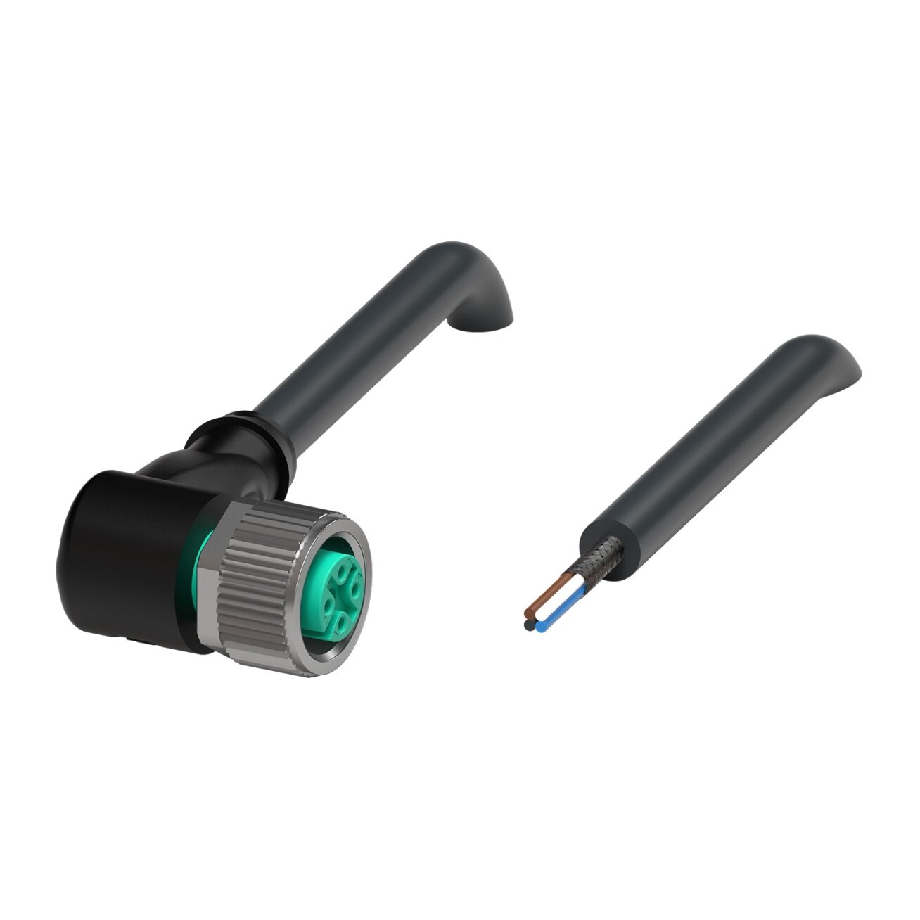 Pepperl+Fuchs V1-W-BK5M-PUR-O1S (240005-100009) Kabelio lizdas