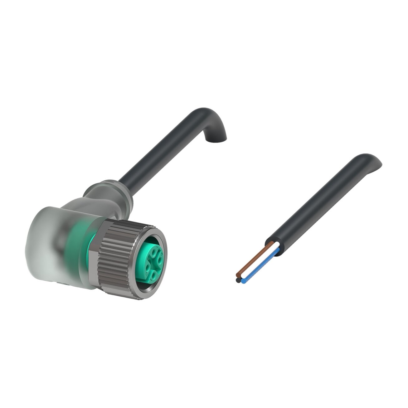 Pepperl+Fuchs V1-W-E8W-BK1,5M-PUR-A (240003-0003) Kabelio lizdas