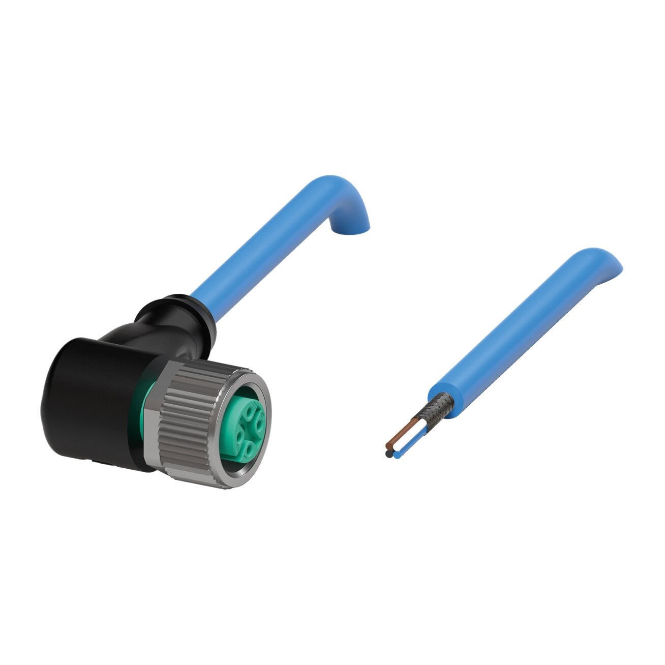 Pepperl+Fuchs V1-W-N4-15M-PUR-N4S (70166948) Kabelis su lizdine jungtimi