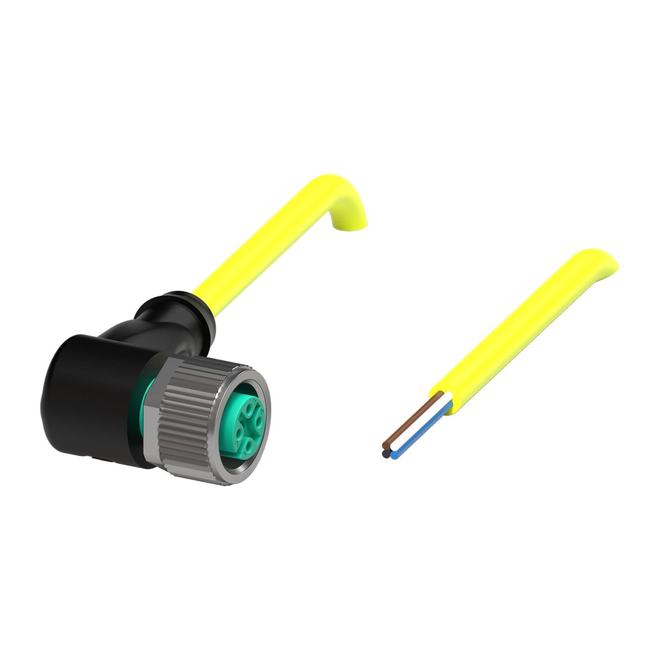 Pepperl+Fuchs V1-W-YE10M-PVC-U (456410) Kabelio lizdas