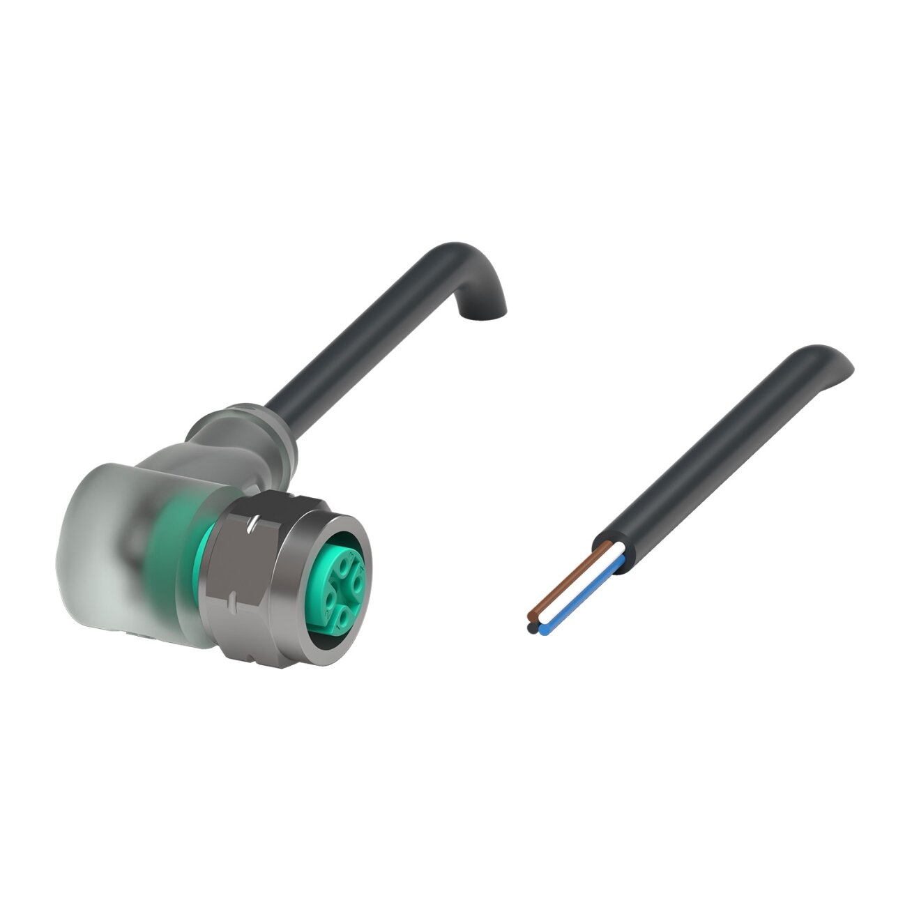 Pepperl+Fuchs V1-WV4A-A2-BK10M-PUR-U (70123666) Kabelis su lizdine jungtimi Pepperl+Fuchs V1-WV4A-A2-BK10M-PUR-U (70123666) Kabelis su lizdine jungtimi