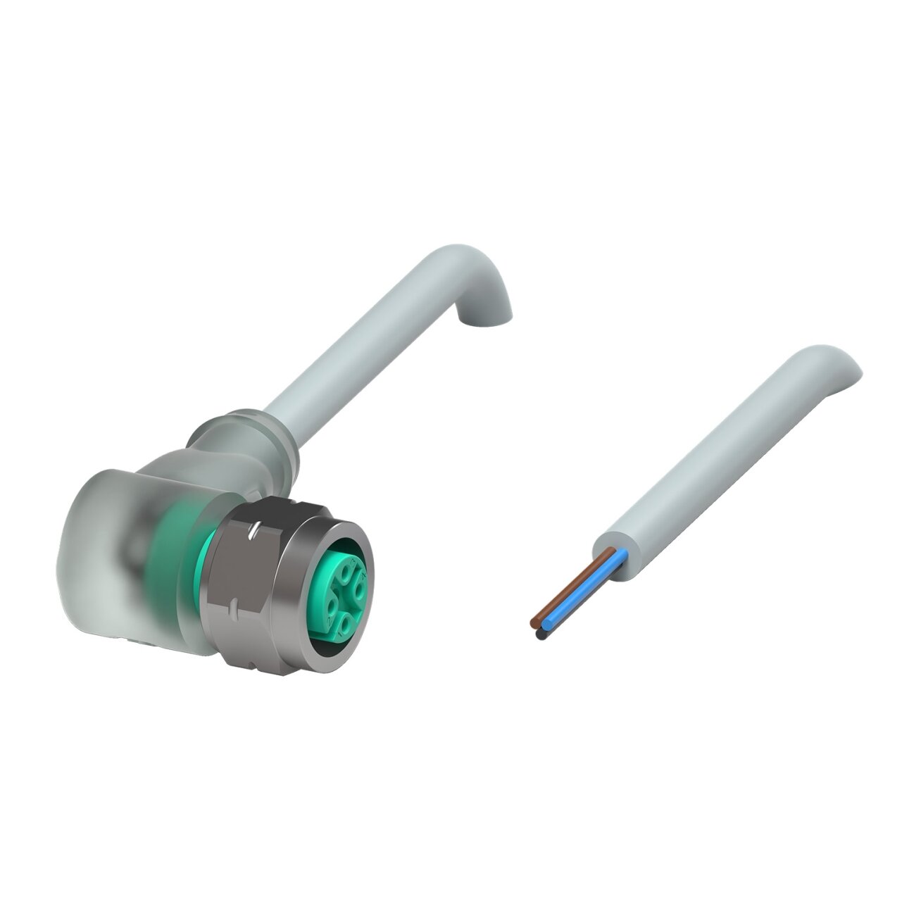 Pepperl+Fuchs V1-WV4A-E2-10M-PUR (70123968) Kabelis su lizdine jungtimi