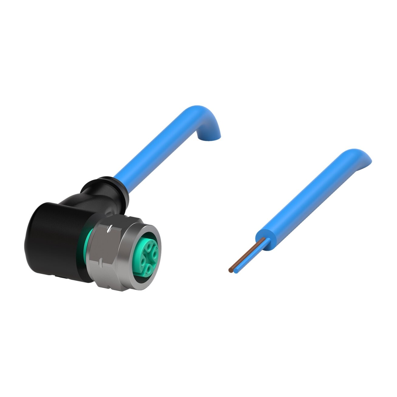 Pepperl+Fuchs V1-WV4A-N-15M-PVC (325007) Kabelis su lizdine jungtimi