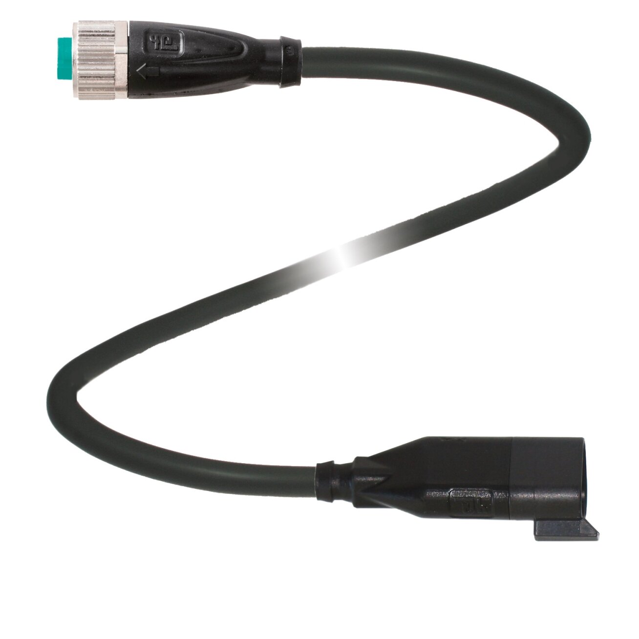 Pepperl+Fuchs V11-G-BK0,3M-PUR-O1-DT3P-G (297552) Ilginamasis kabelis
