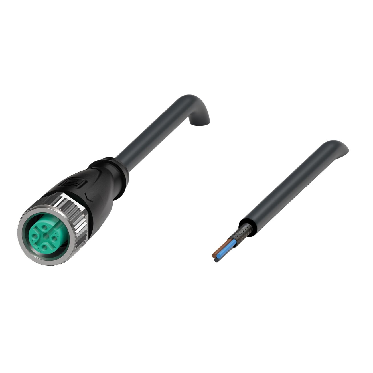 Pepperl+Fuchs V11-G-BK15M-PUR-U/ABG (70190505) Kabelis su lizdine jungtimi