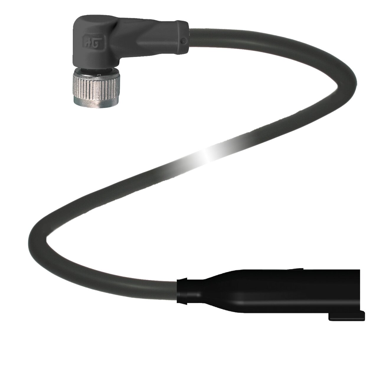 Pepperl+Fuchs V11-W-BK0,3M-PUR-O1-DT4P-G-Y31 (316347) Ilginamasis kabelis