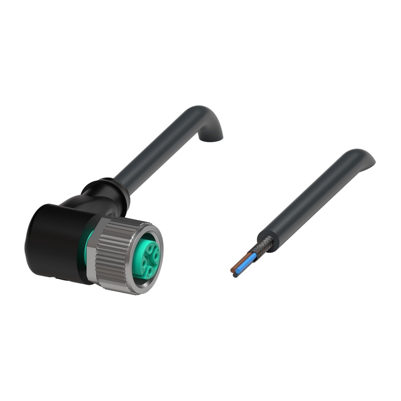 Pepperl+Fuchs V11-W-BK10M-PUR-ABG (239178) Kabelio lizdas