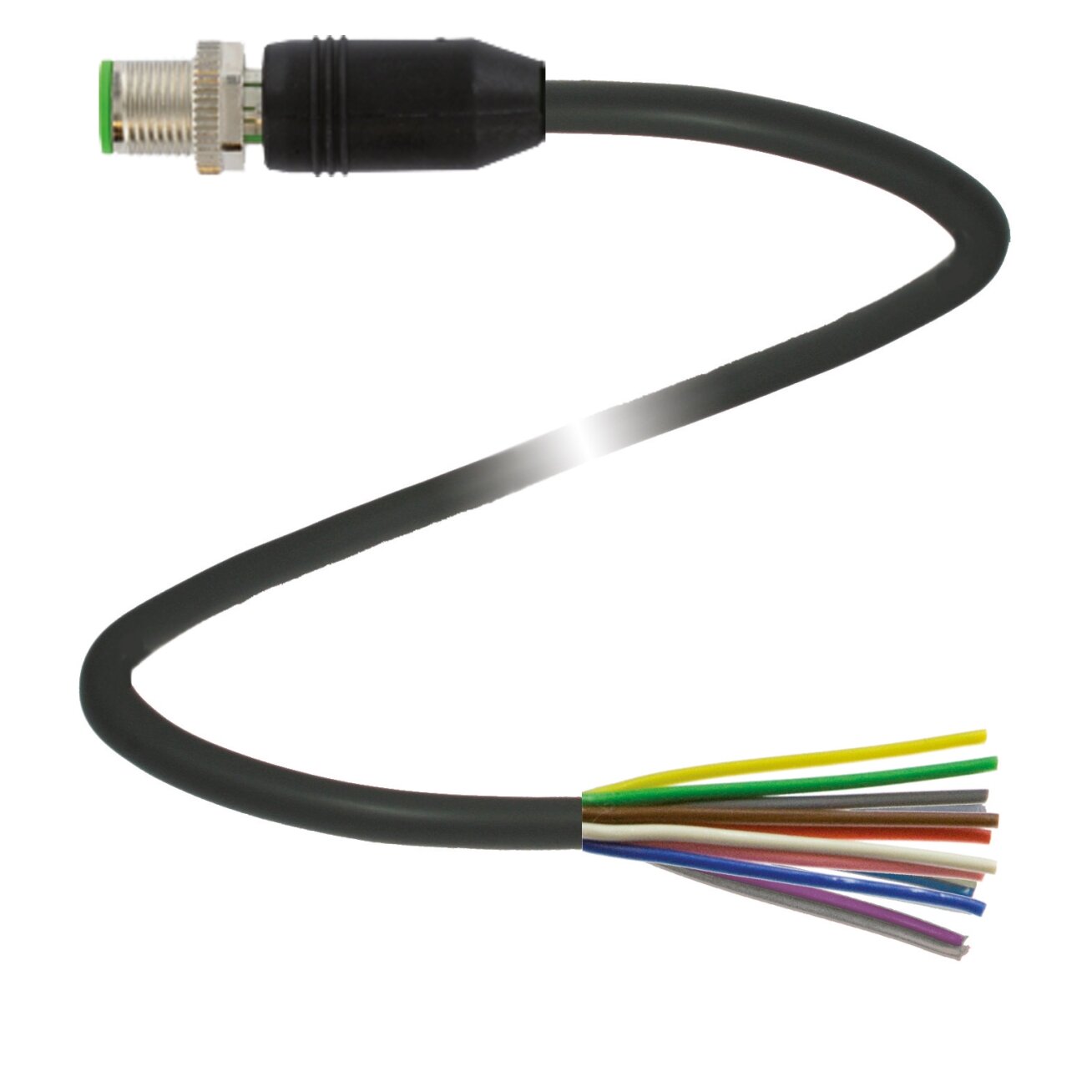 Pepperl+Fuchs V112S-G-BK5M-PUR-ABG (70155685) Kabelis su kištukine jungtimi Pepperl+Fuchs V112S-G-BK5M-PUR-ABG (70155685) Kabelis su kištukine jungtimi