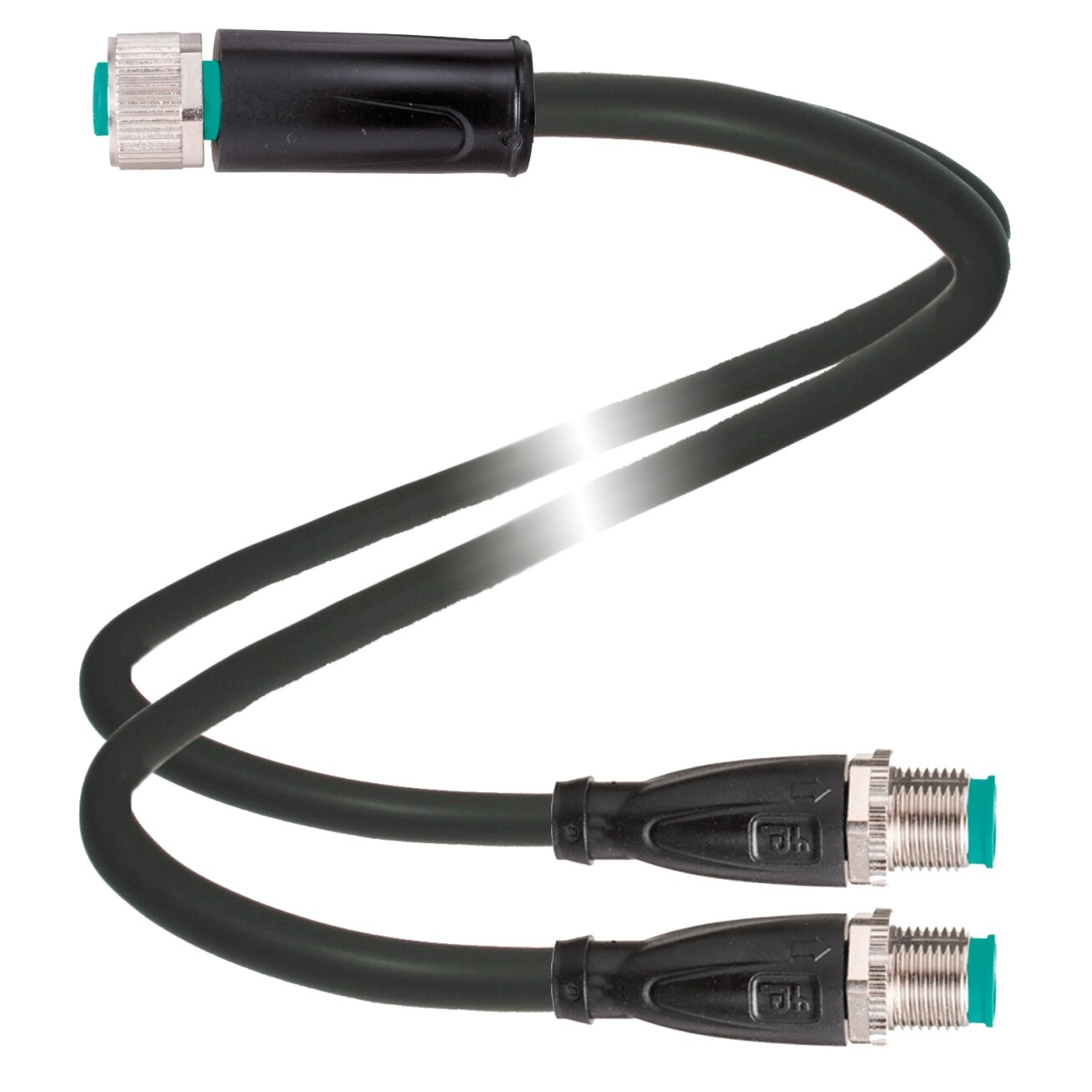 Pepperl+Fuchs V11S/V15S-G-0,2M-PUR-T-V1-GX-Y (70159309) T formos šakotuvas