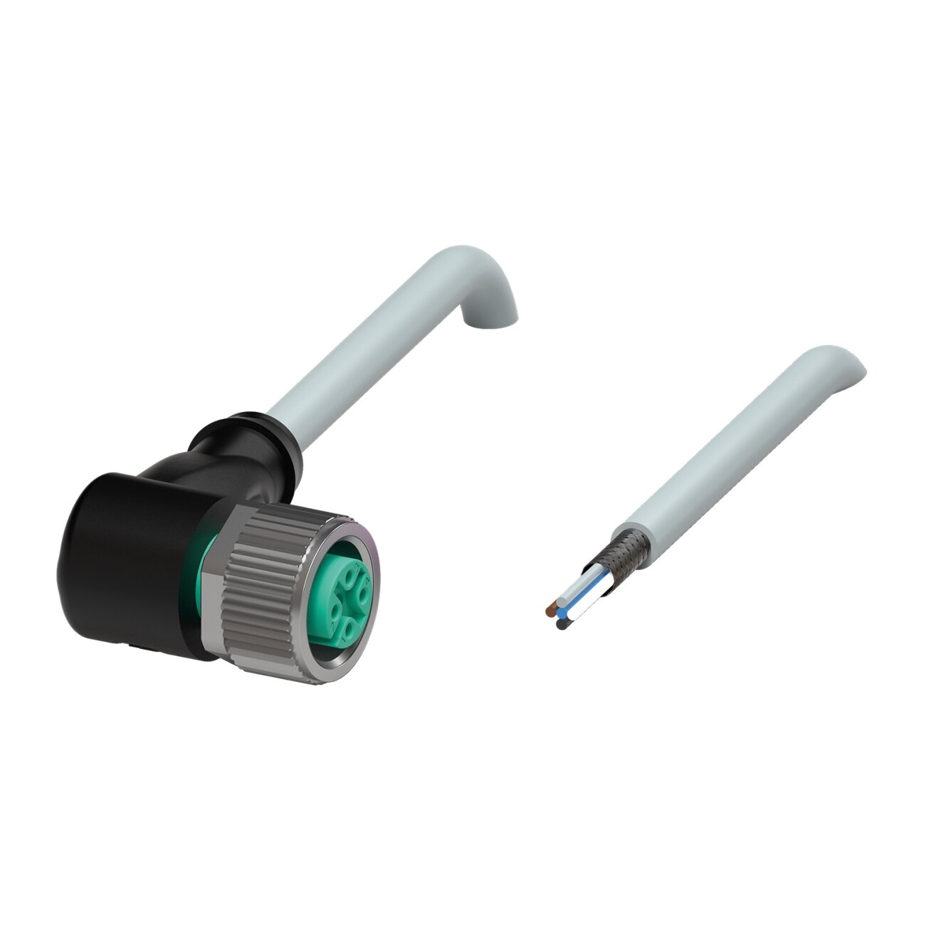 Pepperl+Fuchs V15-W-10M-PVC-ABG (253354) Kabelio lizdas