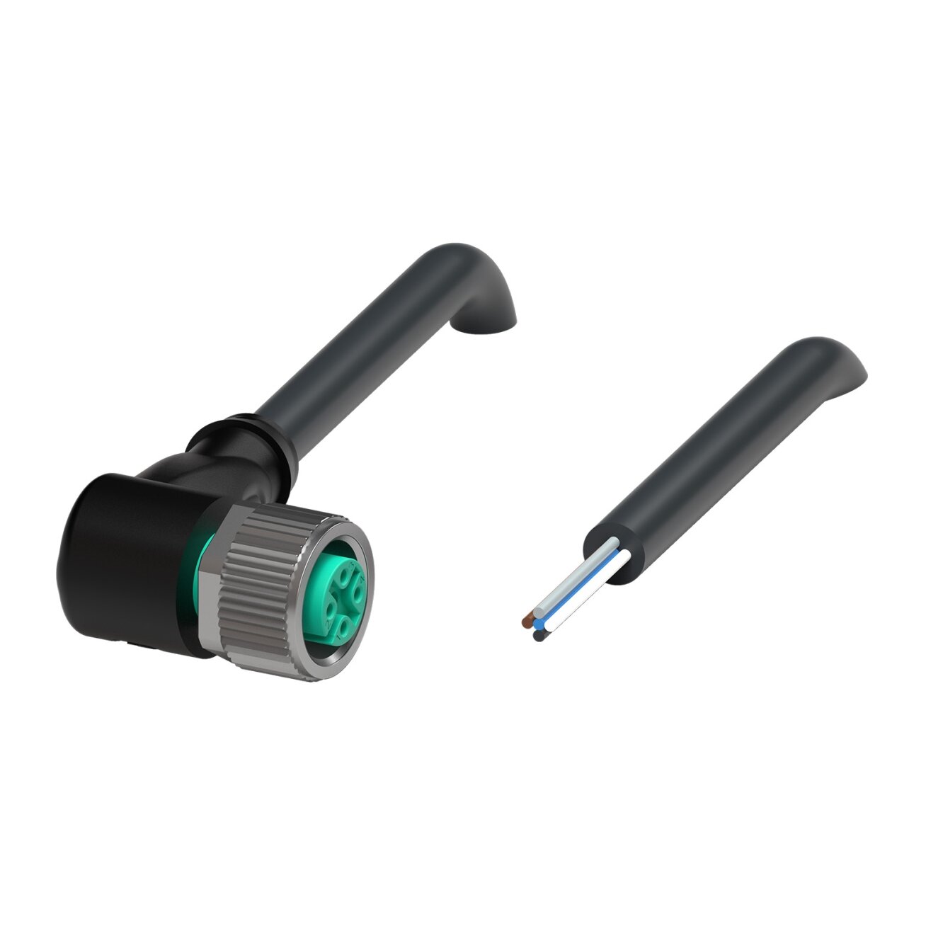 Pepperl+Fuchs V15-W-BK30M-PUR-U/0,75 (239999-0025) Kabelio lizdas Pepperl+Fuchs V15-W-BK30M-PUR-U/0,75 (239999-0025) Kabelio lizdas