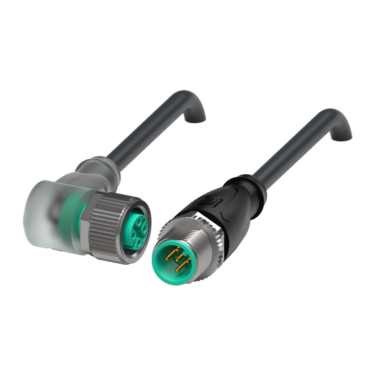 Pepperl+Fuchs V15-W-E8-BK0,6M-PUR-A-V15-G (322562) Ilginamasis kabelis