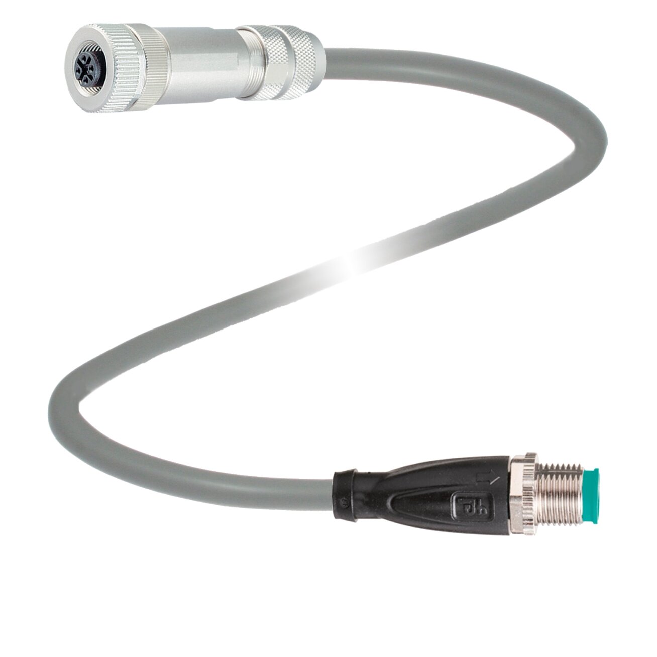 Pepperl+Fuchs V15B-G-1M-PUR-ABG-V15-G (70152436) Jungiamasis kabelis