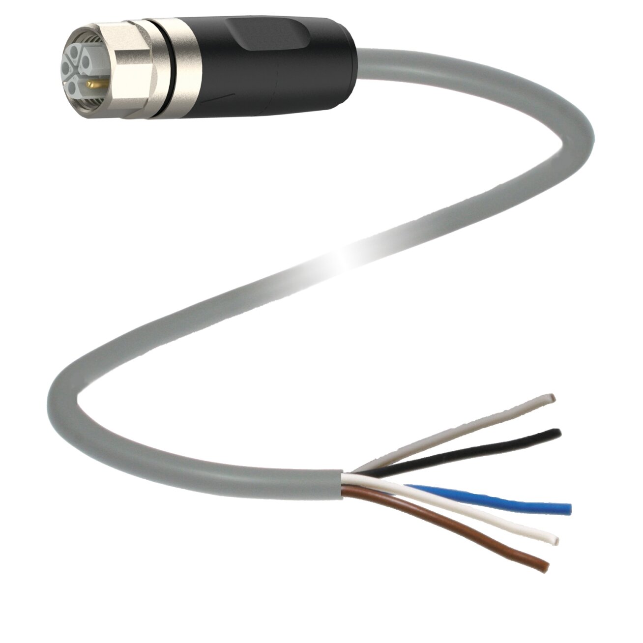 Pepperl+Fuchs V15L-G-15M-PUR-U7 (70195771) Jungiamasis kabelis su lizdu