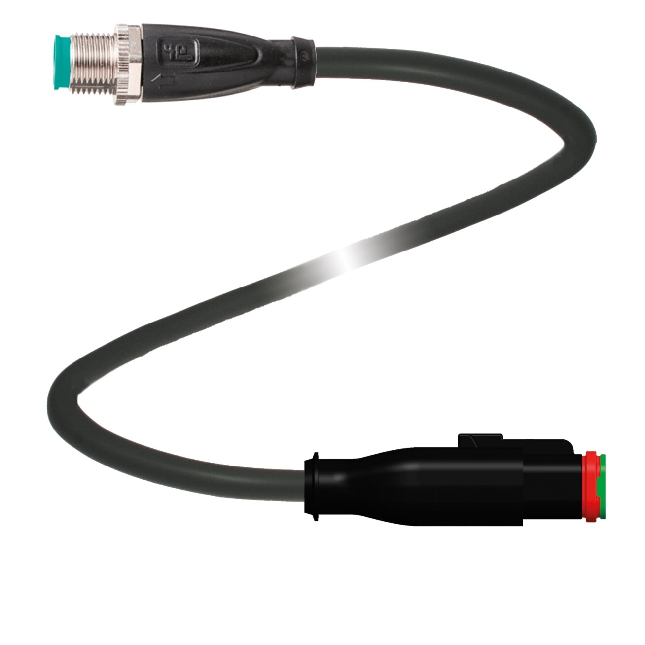 Pepperl+Fuchs V15S-G-BK3M-PUR-O1-DT4S-G (70158286) Adapterio kabelis