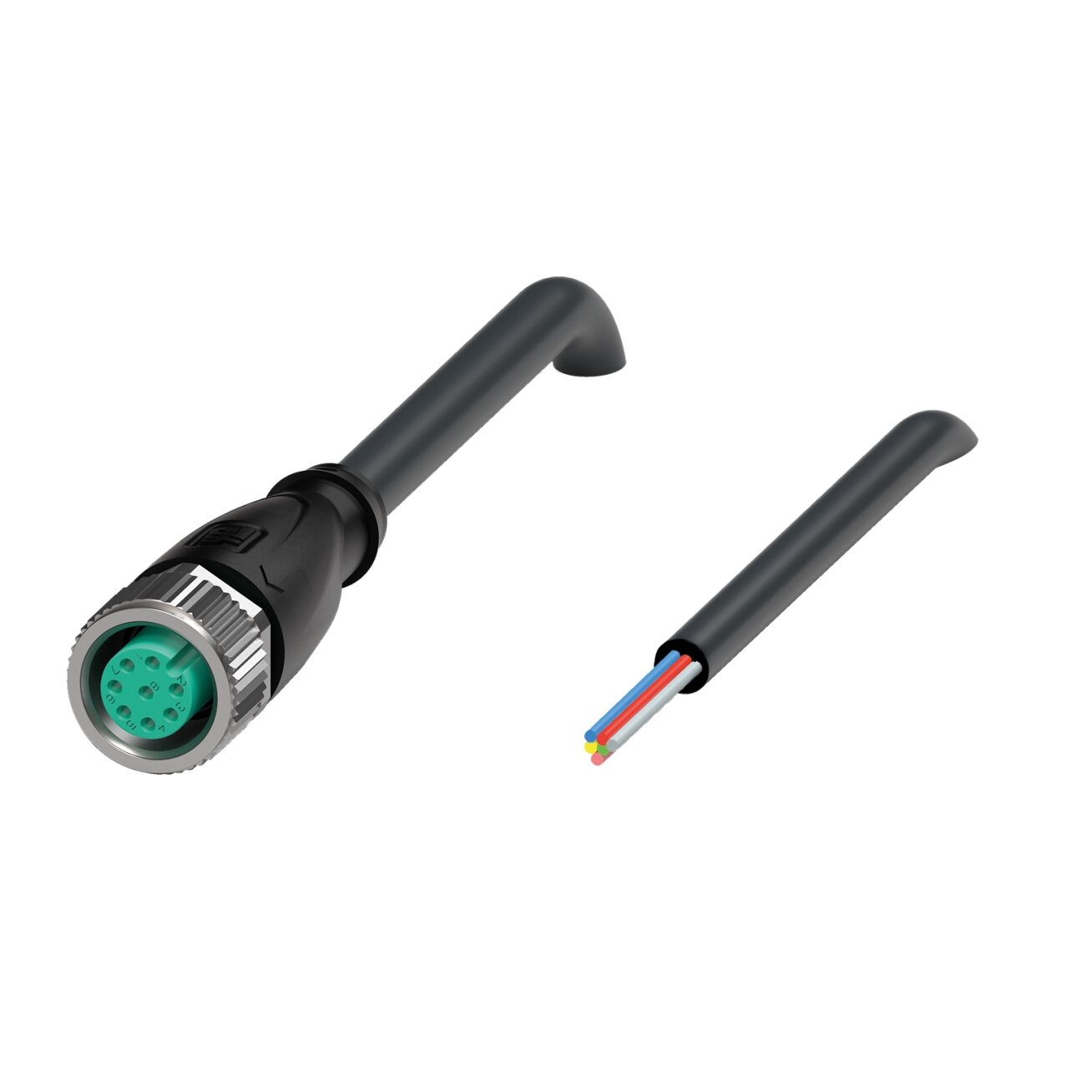 Pepperl+Fuchs V19-G-BK1M-PVC-U-YSTE2 (70162398) Kabelis su lizdine jungtimi