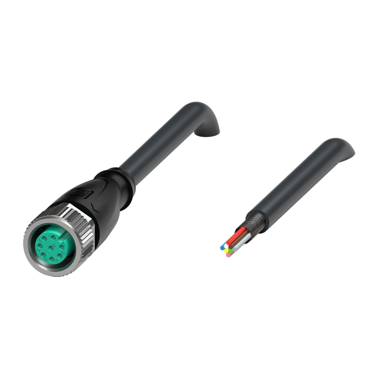 Pepperl+Fuchs V19-G-BK20M-PUR-U/ABG (456428) Kabelio lizdas