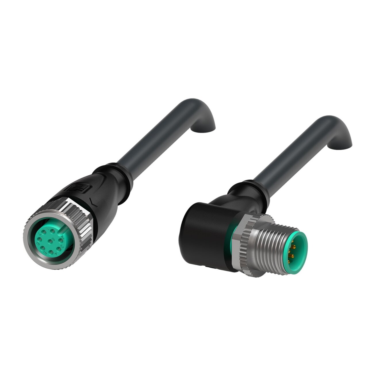 Pepperl+Fuchs V19-G-BK5M-PUR-U-V19-W (240778-100035) Jungiamasis kabelis Pepperl+Fuchs V19-G-BK5M-PUR-U-V19-W (240778-100035) Jungiamasis kabelis