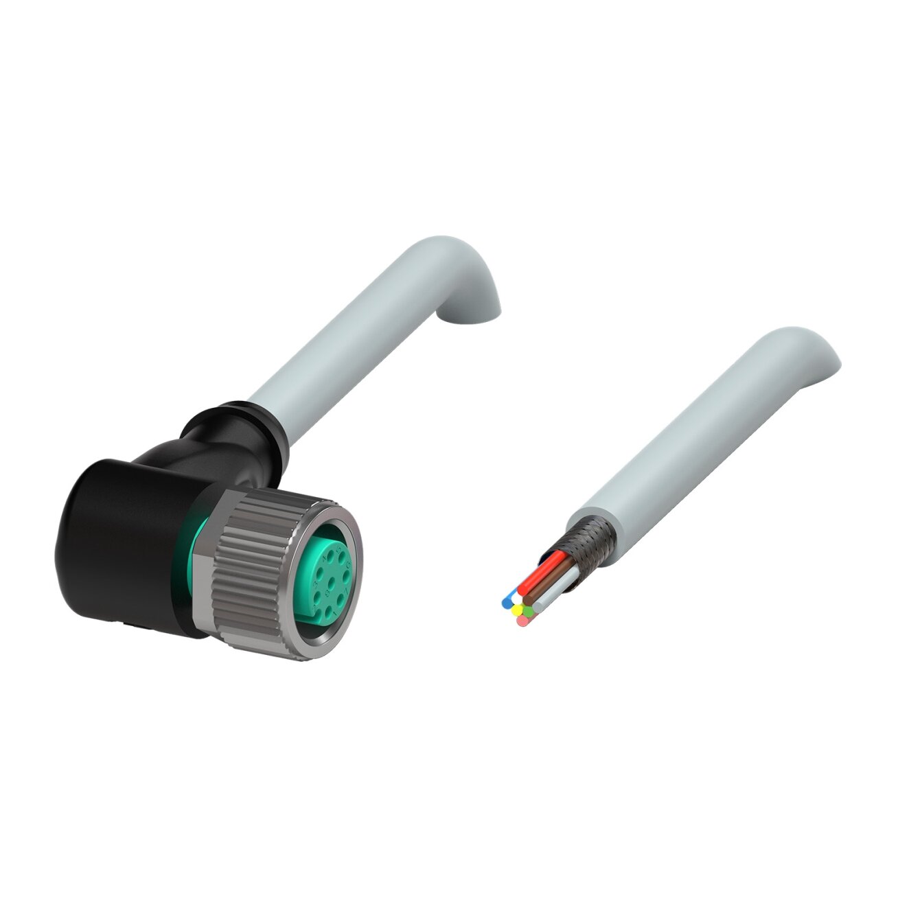 Pepperl+Fuchs V19-W-40M-PUR-ABG (251798) Kabelio lizdas