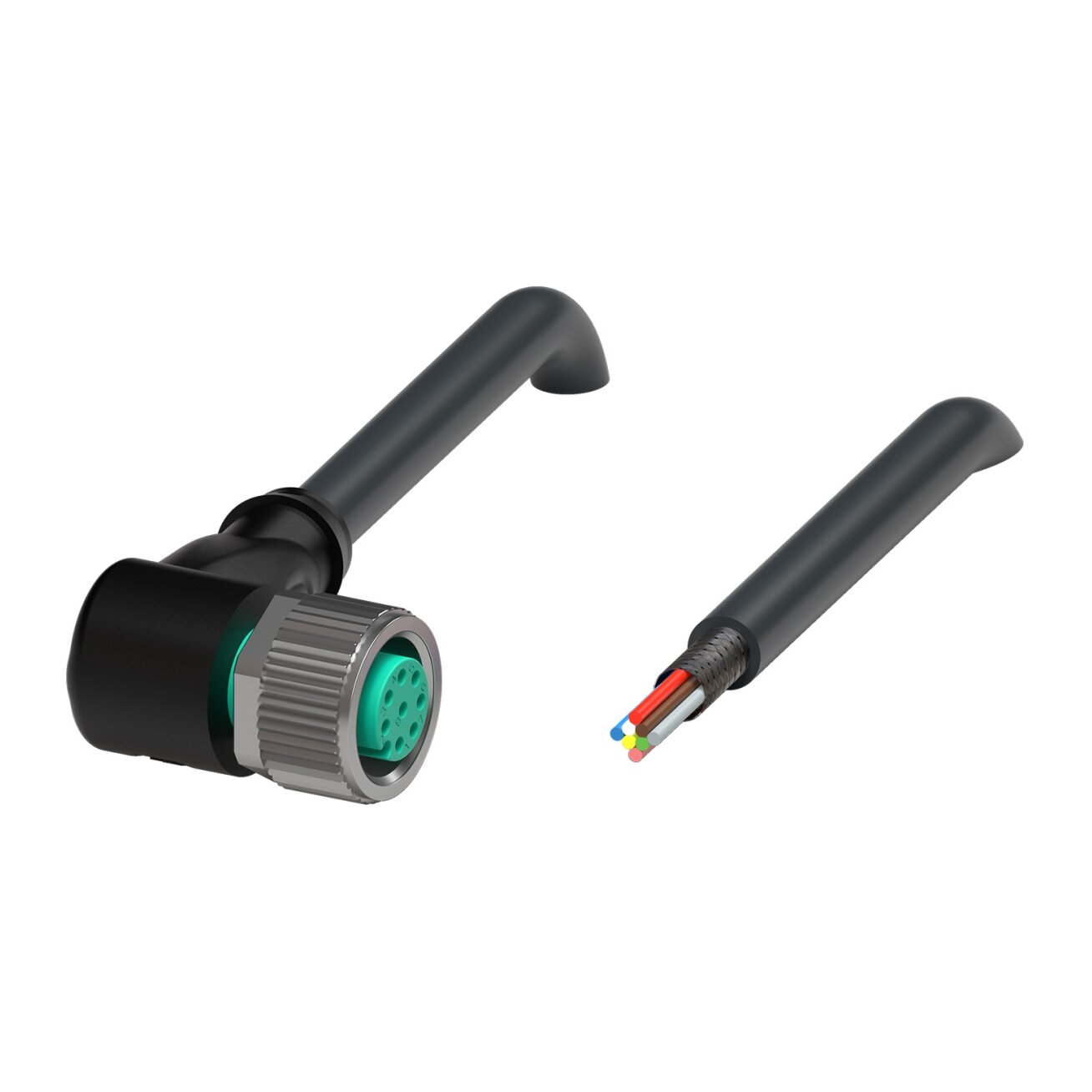 Pepperl+Fuchs V19-W-BK10M-PUR-U/ABG (456514) Kabelio lizdas
