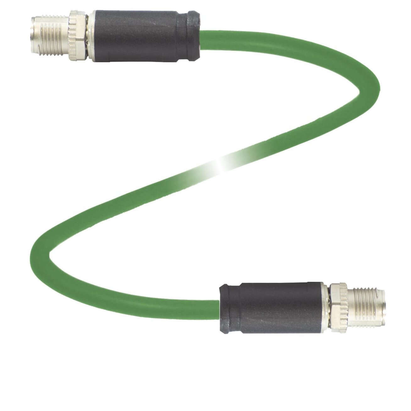 Pepperl+Fuchs V19SX-G-GN1M-PUR-E2S-V19X-G (70117734) Ethernet kabelis su jungtimis