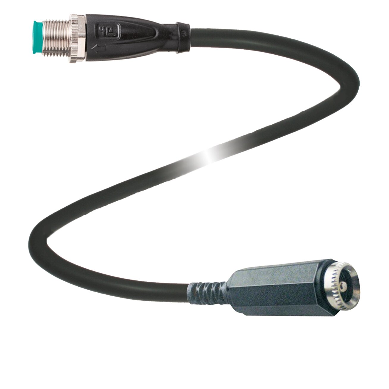 Pepperl+Fuchs V1S-G-BK0,5M-PUR-U-YDCJACK (70148252) Adapterio kabelis