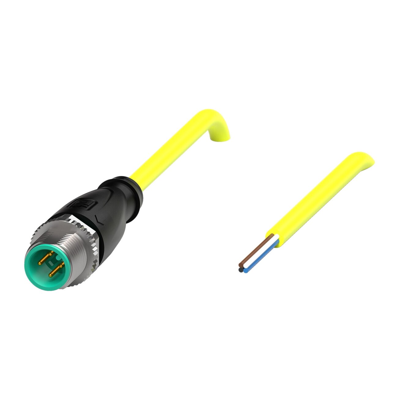 Pepperl+Fuchs V1S-G-YE2M-PVC-U (456421) Kabelio lizdas