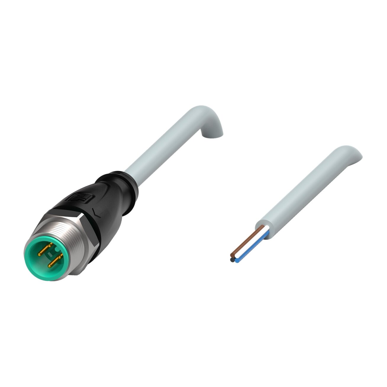 Pepperl+Fuchs V1S-GV4A-2M-PVC (281551) Kabelis su kištukine jungtimi