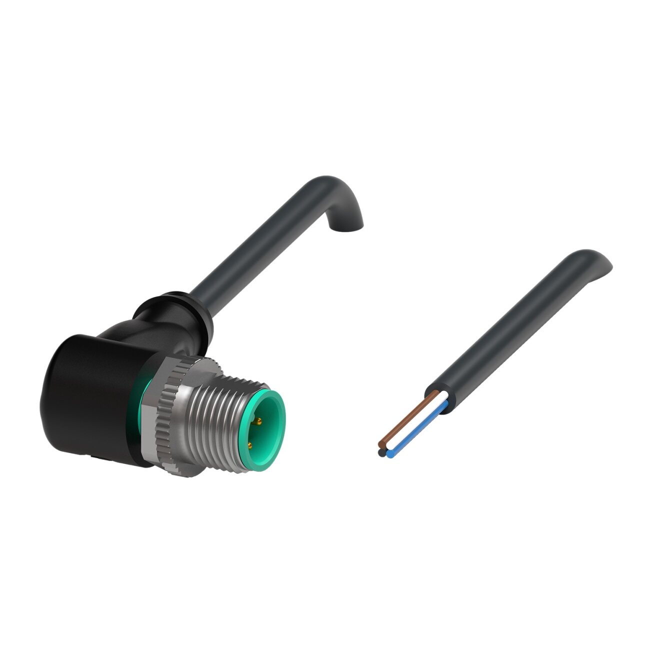 Pepperl+Fuchs V1S-W-BK5M-PUR-U (240772-100016) Kabelio kištukas