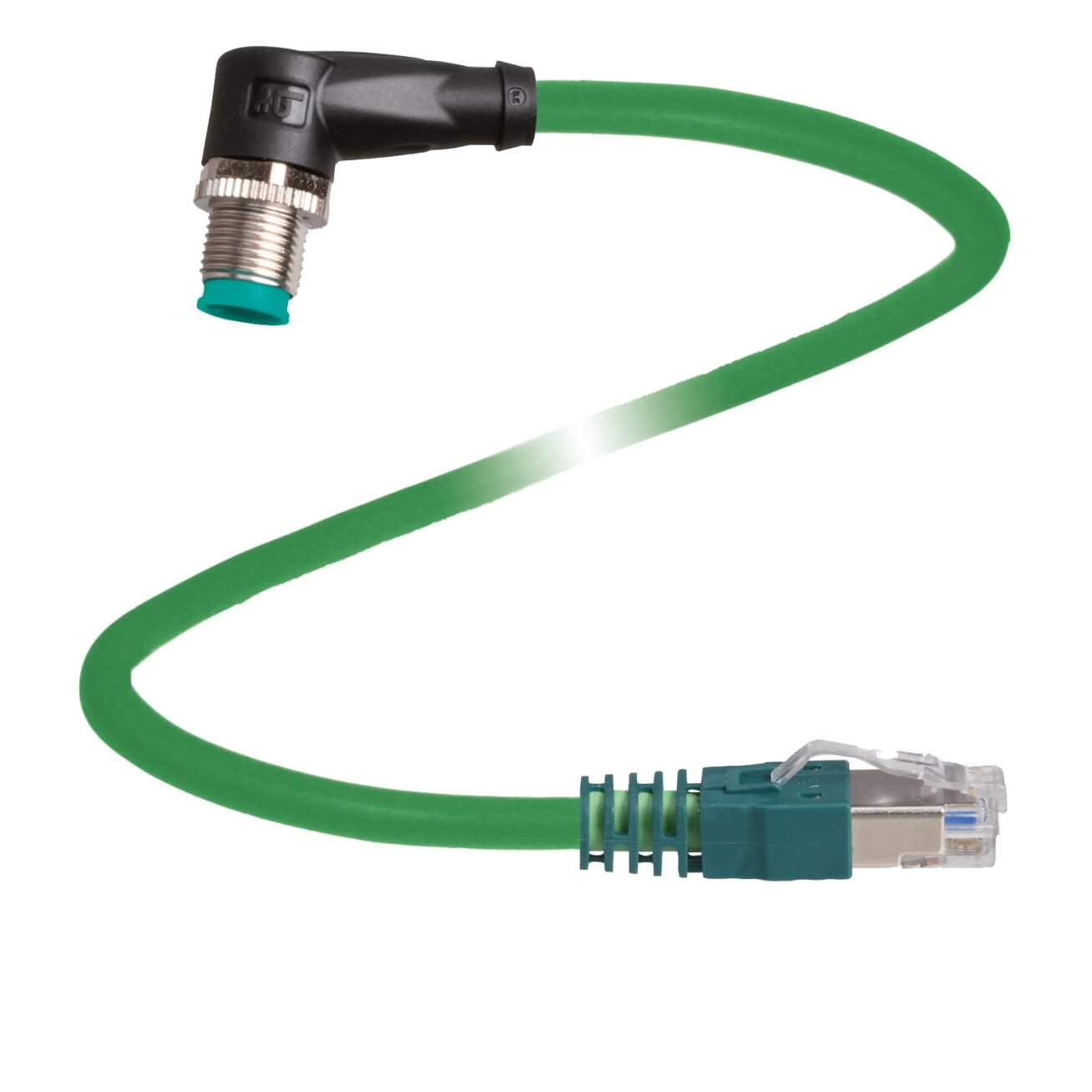 Pepperl+Fuchs V1SD-W-GN2M-PUR-E2S-V45-G (70164941) Ethernet kabelis
