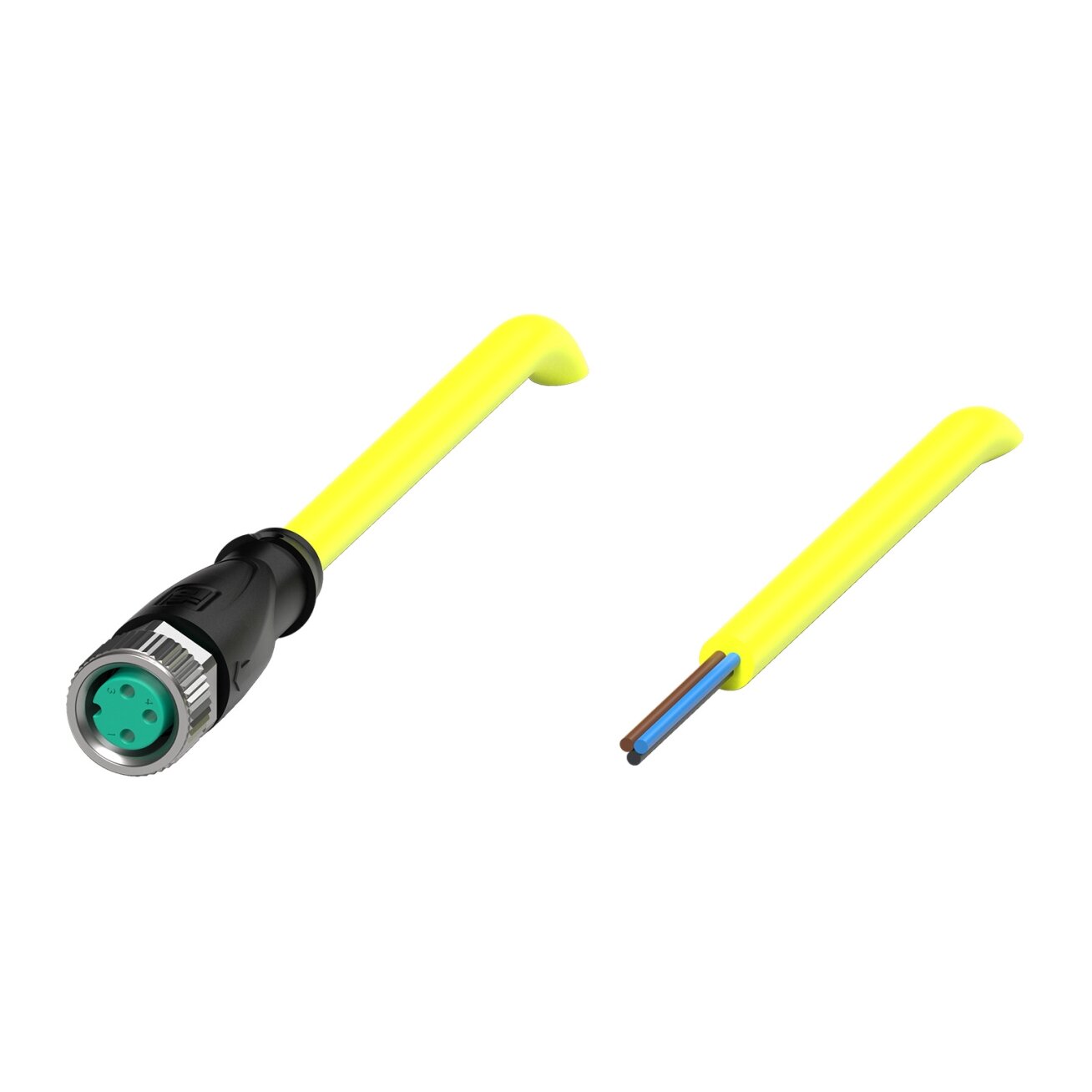 Pepperl+Fuchs V3-GM-YE2M-PVC-U (226380) Kabelio lizdas