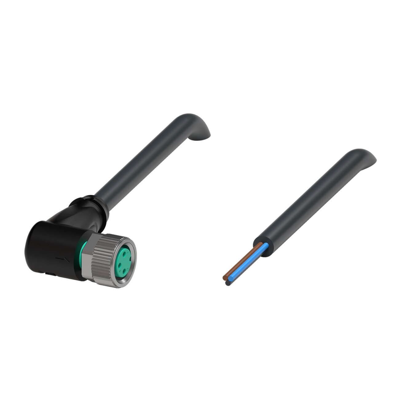 Pepperl+Fuchs V3-WM-BK10M-PUR-U (224968) Kabelio lizdas
