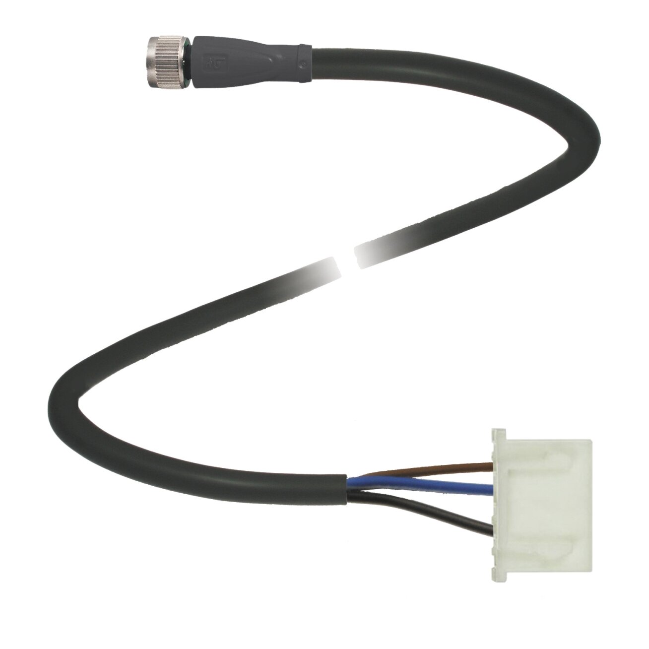Pepperl+Fuchs V31-GM-0,27M-PUR-YJSTXHP4 (325503) Kabelis su lizdine jungtimi