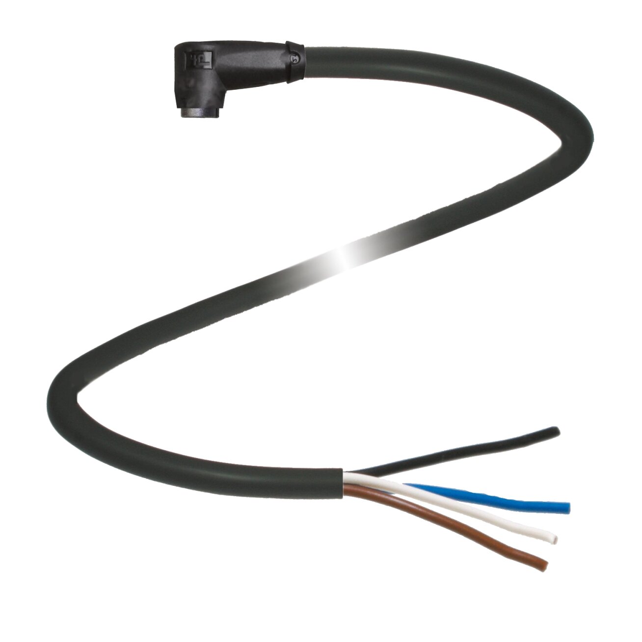 Pepperl+Fuchs V31-WR-BK3M-PUR-U (70182798) Kabelis su lizdine jungtimi