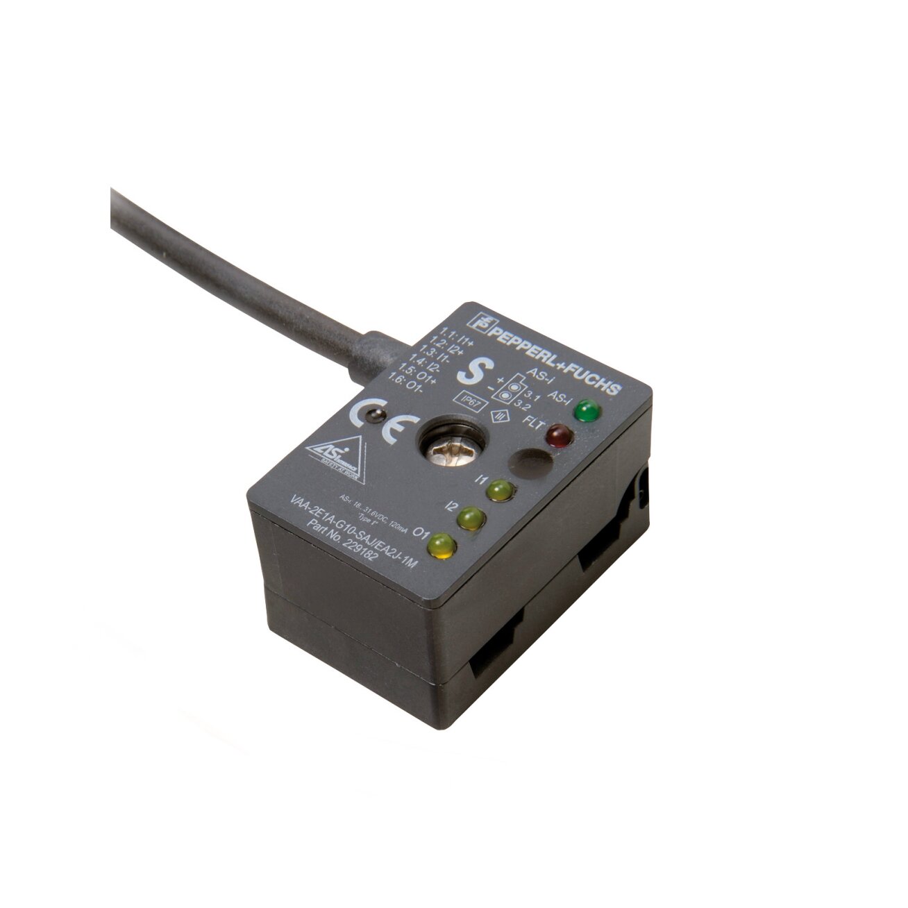 Pepperl+Fuchs VAA-2E1A-G10-SAJ/EA2J-2M-V1-G (264991) AS-Interface saugos modulis
