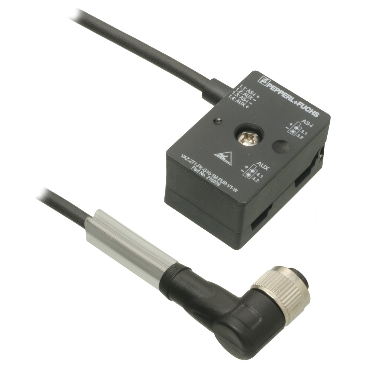 Pepperl+Fuchs VAZ-2T1-FK-G10-1M-PUR-V1-W (216039) AS-Interface pasyvusis šakotuvas