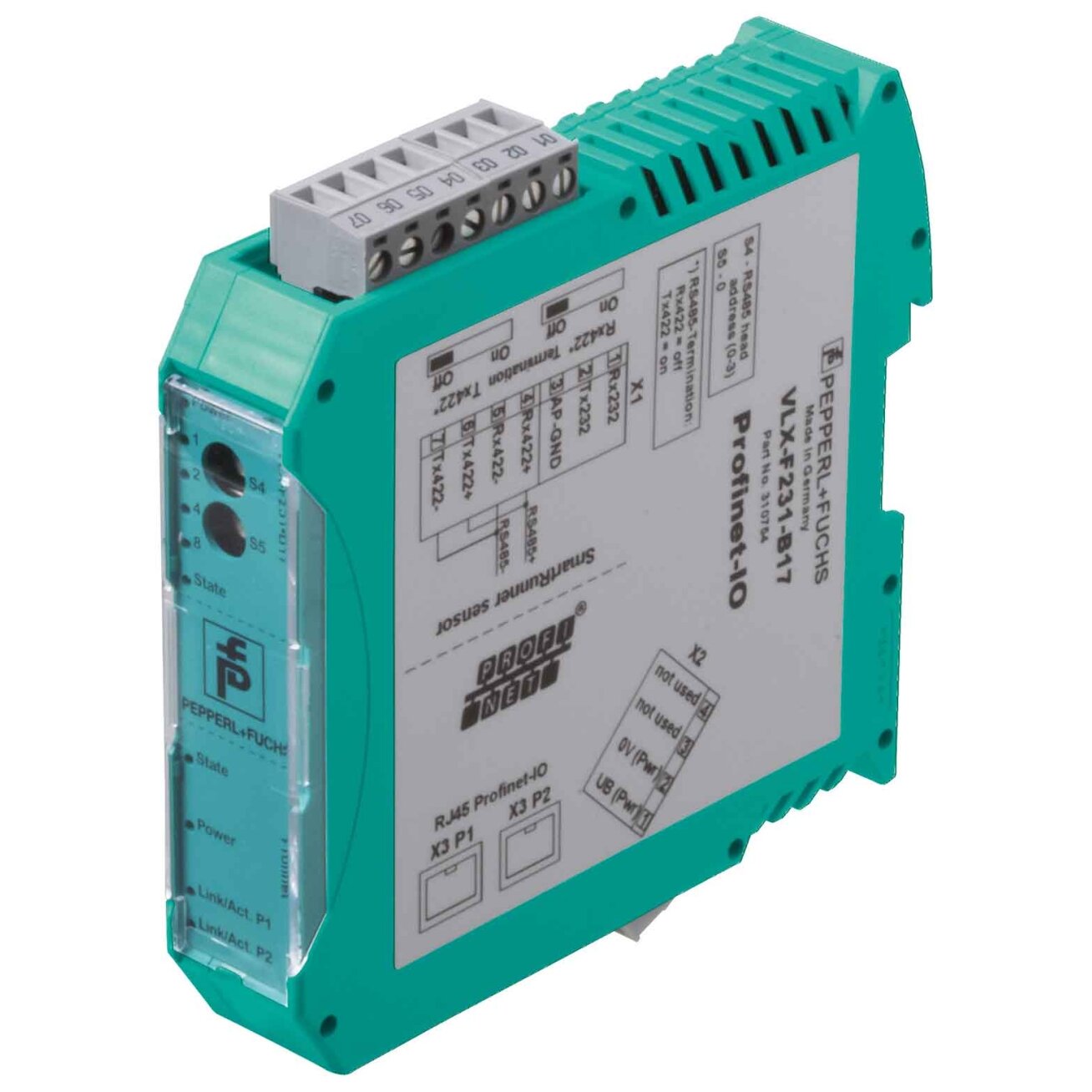 Pepperl+Fuchs VLX-F231-B17 (310754) Sąsajos dėžutė
