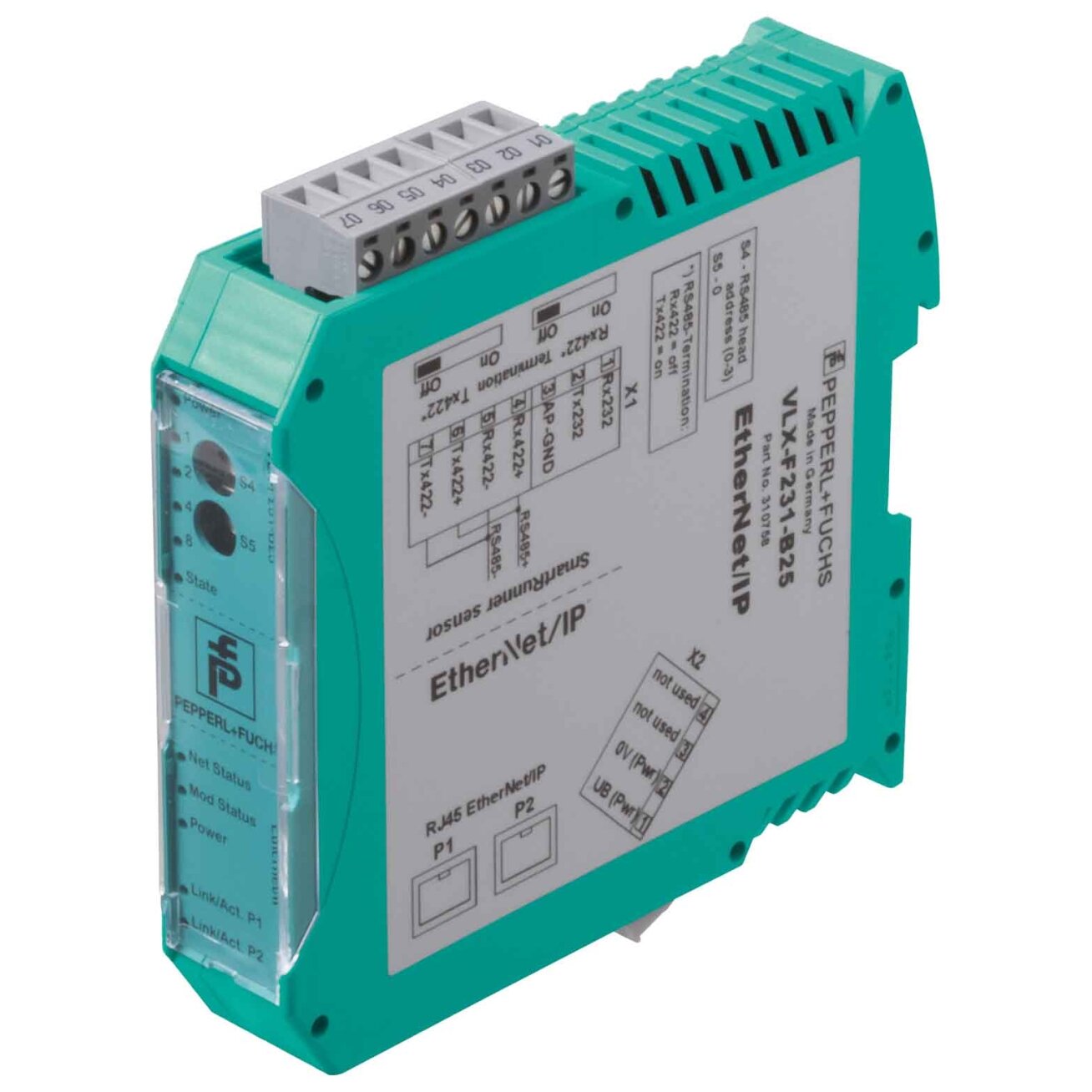 Pepperl+Fuchs VLX-F231-B25 (310758) Sąsajos dėžutė