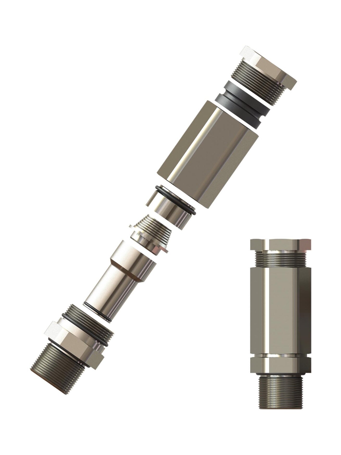 Pepperl+Fuchs CG.BA.NPT1/2.SS.S.21.K01 (319450) Barrier cable gland for armored cable (abbreviated)