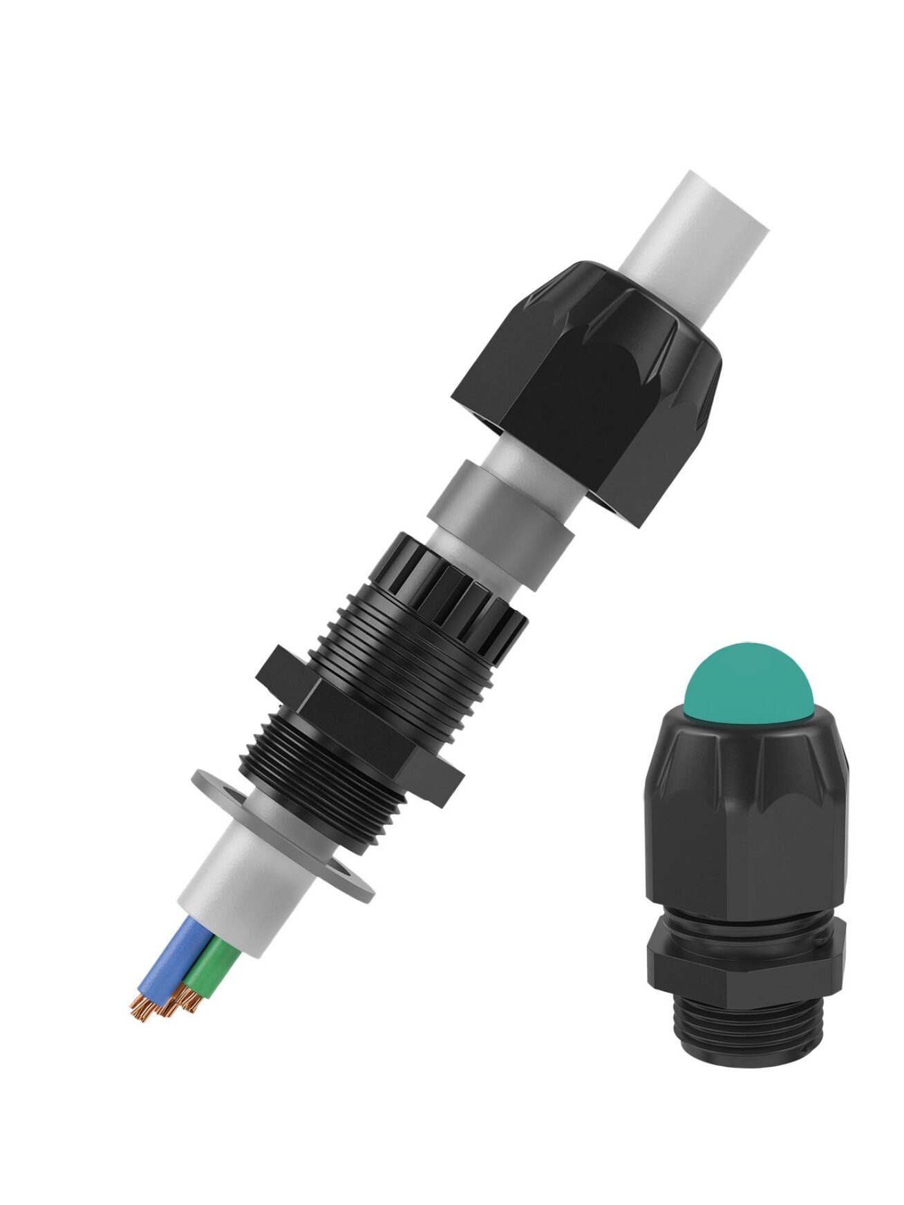 Pepperl+Fuchs CG.PEDS1.M20XL.PA.C.15.K50 (70114975) Cable gland Ex e DS M20XL black Pepperl+Fuchs CG.PEDS1.M20XL.PA.C.15.K50 (70114975) Cable gland Ex e DS M20XL black