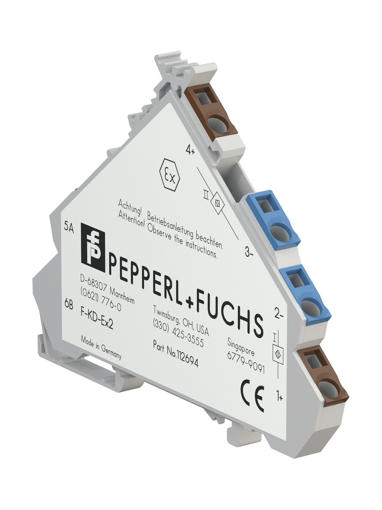 Pepperl+Fuchs F-KD-EX2 14-0291B (112694) K-System accessories