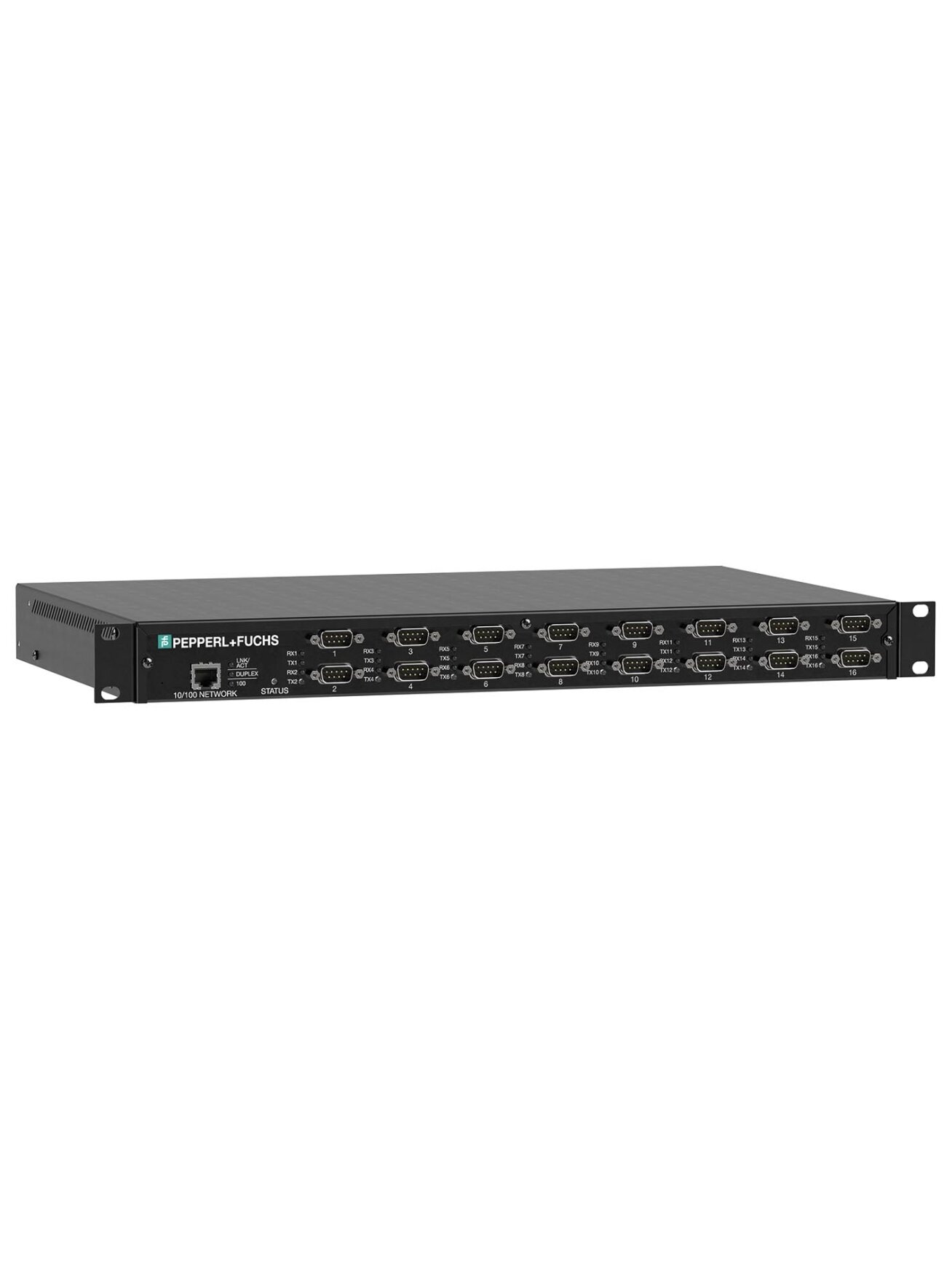 Pepperl+Fuchs ICDM-RX/TCP-16DB9/RJ45-RM (70114049) DeviceMaster serial gateway