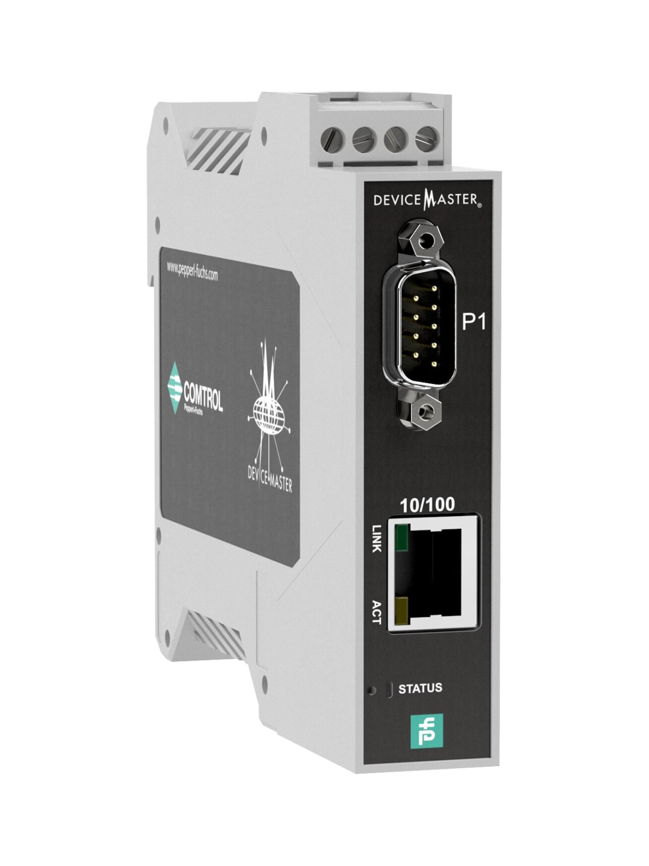 Pepperl+Fuchs ICDM-RX/TCP-DB9/RJ45-DIN (70104867) DeviceMaster serial gateway